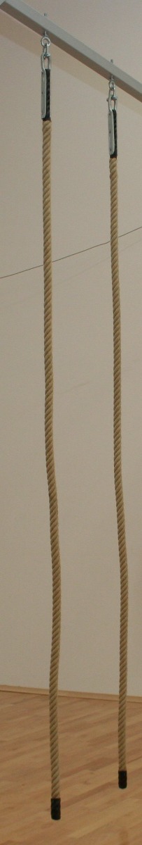Climbing ropes for wall hinged rope frames