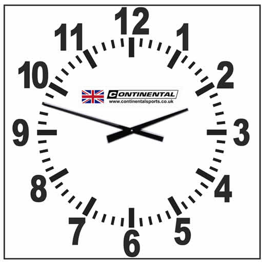 Sports hall clocks