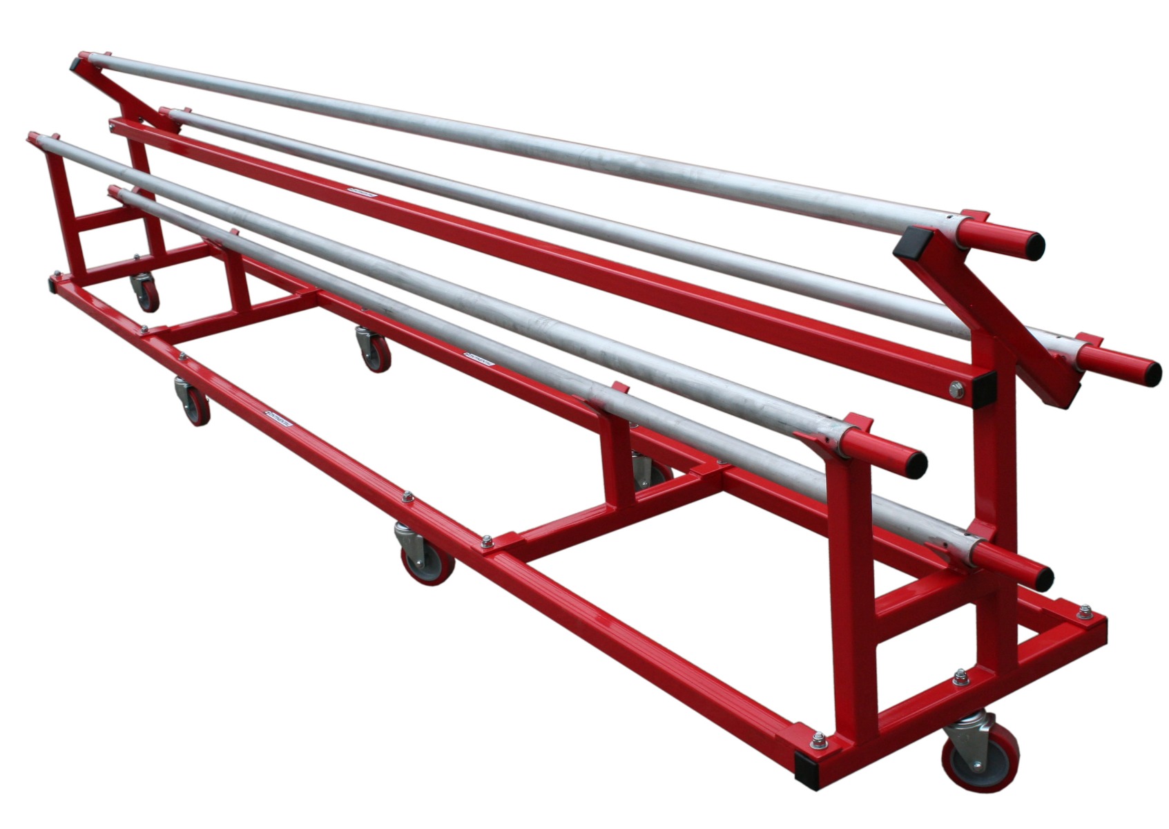 Rhythmic carpet storage trolley