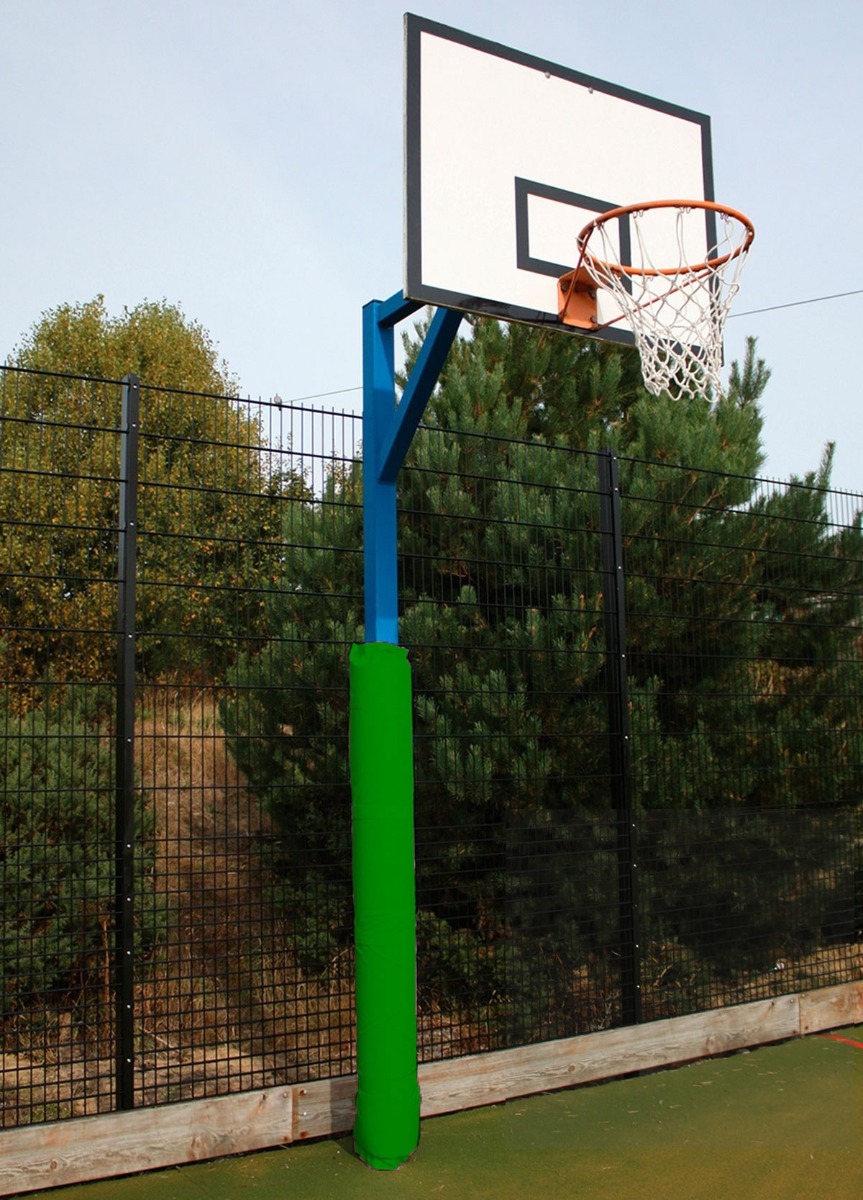 Basketball post protectors