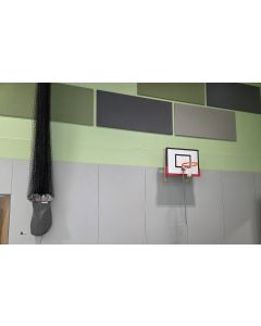 Sports hall acoustic panels