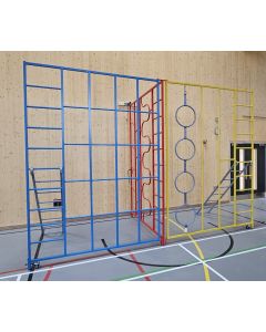 3 Gate Steel Foldaway climbing frame - "T" position