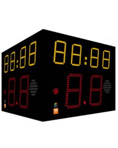 Basketball 24-second shot clocks - 4-sided