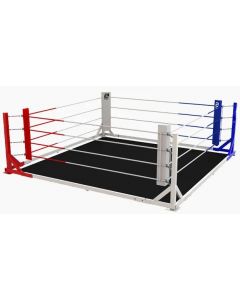 Floor mounted boxing ring