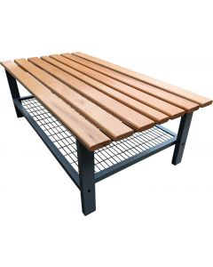 Double width bench seating