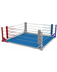 Floor mounted boxing ring