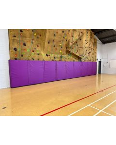 Fold-up climbing wall matting