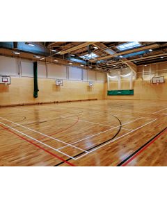 Sports hall line markings