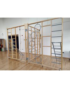 Timber 3-gate Foldaway climbing frame