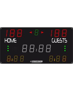 Multisports electronic scoreboard MD 7000L - with fixed team names