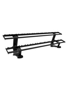 Two-tier premium dumbbell rack - 12 pair