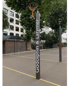 Netball post padding - outdoor - digitally printed