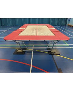 Trampoline stability spreader plates