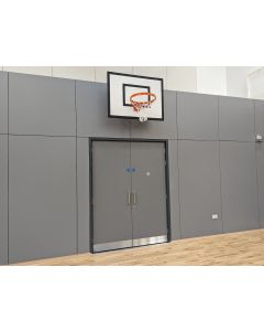 Sports hall impact panelling