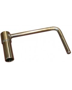 Roller stand securing arm