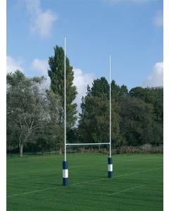 Steel rugby posts