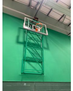 Basketball goals - Matchplay - wall fixed, upward folding