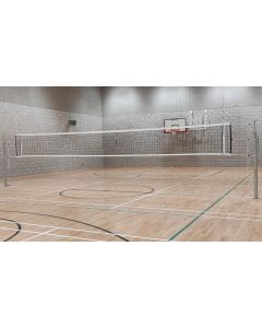 Socketed telescopic volleyball posts