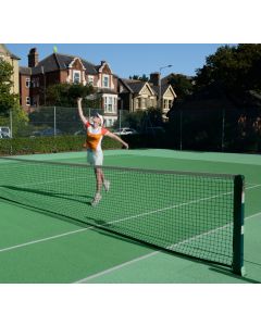 76mm Square Tennis Posts - Steel - Socketed