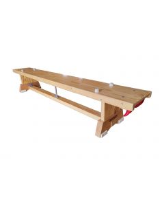 Timber PE bench - 6' (1.8m) with hooks