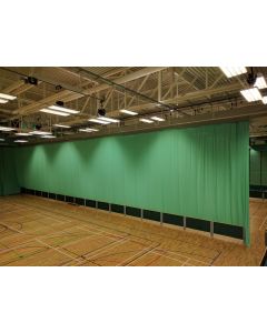 Sports hall curtains
