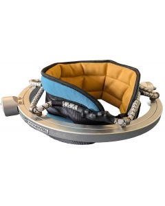 Trampoline spotting rig twisting belt