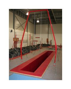 U-shaped dismount pit