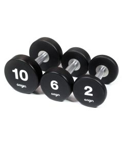 Urethane dumbbells