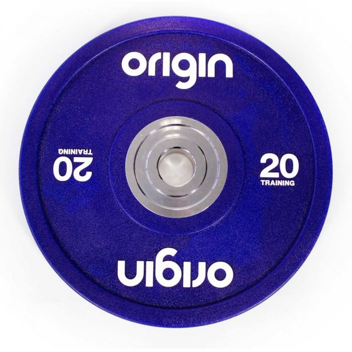 Coloured urethane bumper plates