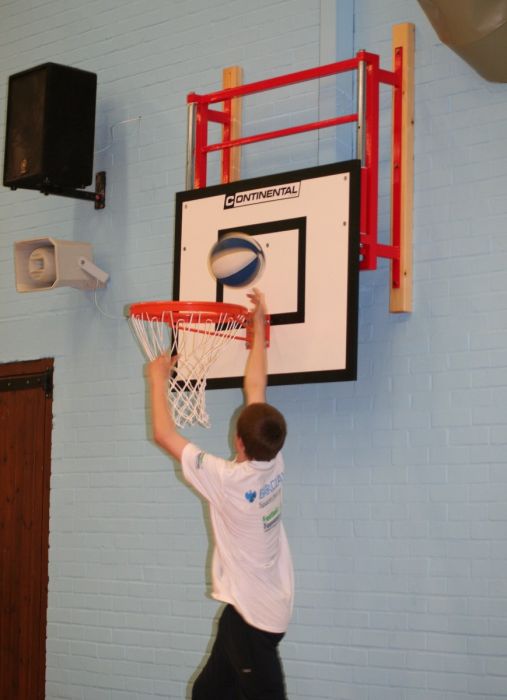 Basketball Goals Hydraulic Height Adjustment