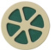 Beige and green HDPE