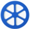 Blue and white HDPE