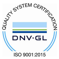 ISO 9001:2015 accredited company