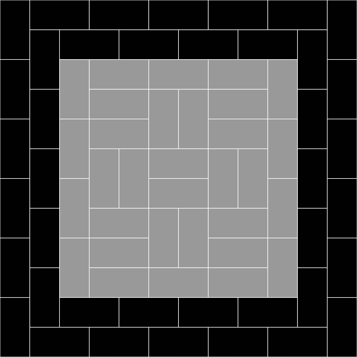 12m x 12m judo area in black and grey