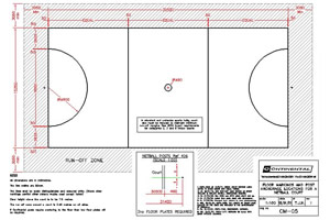 Netball court dimensions