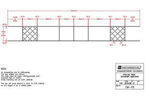 Fencing piste dimensions