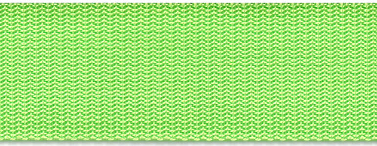 Lime Green Polypropylene Webbing