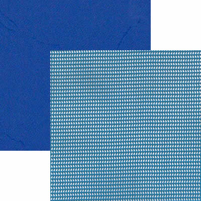 Light blue UltraMesh with dark blue PVC