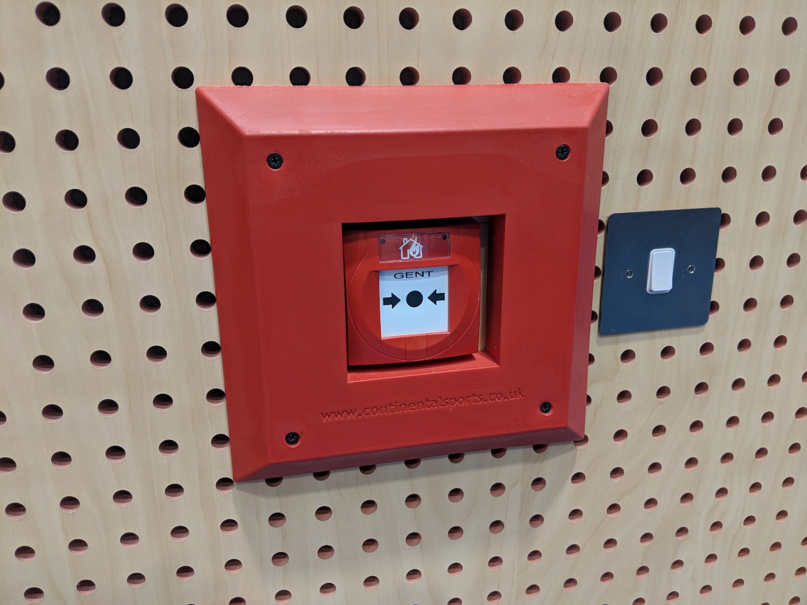 Fire alarm call point padding