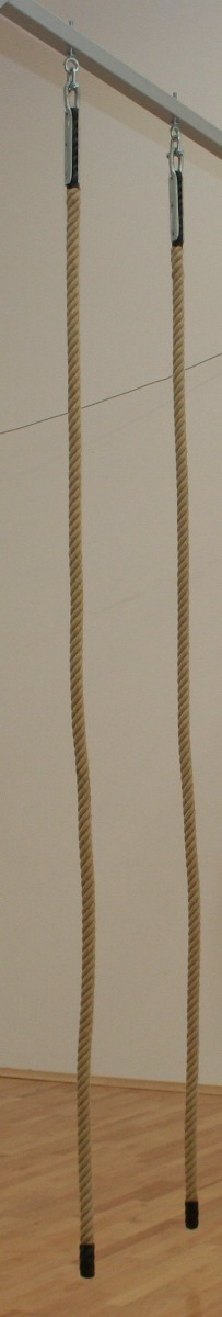 Climbing ropes for wall hinged rope frames