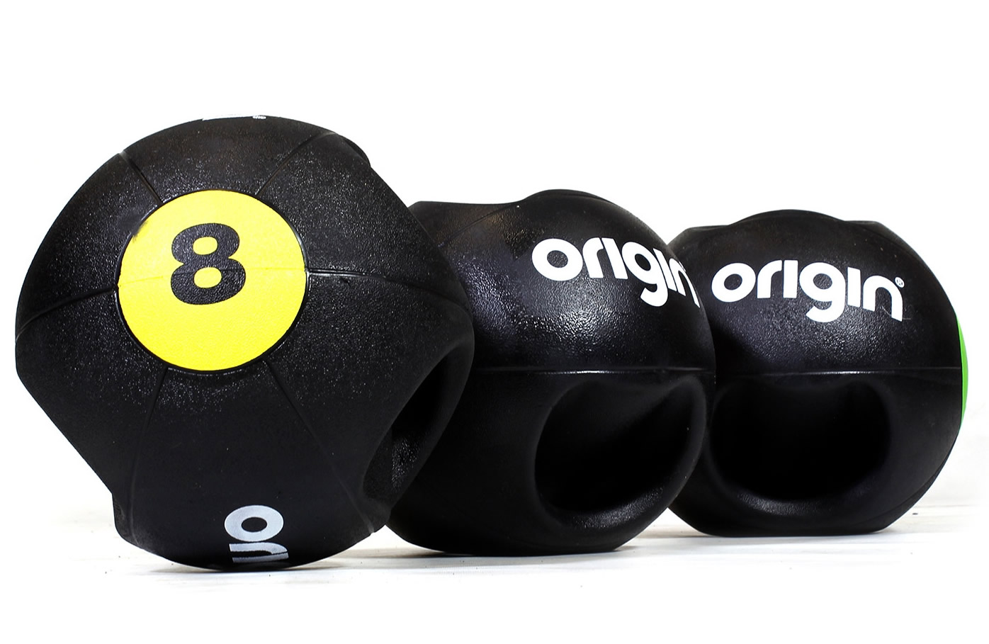 Double grip medicine balls