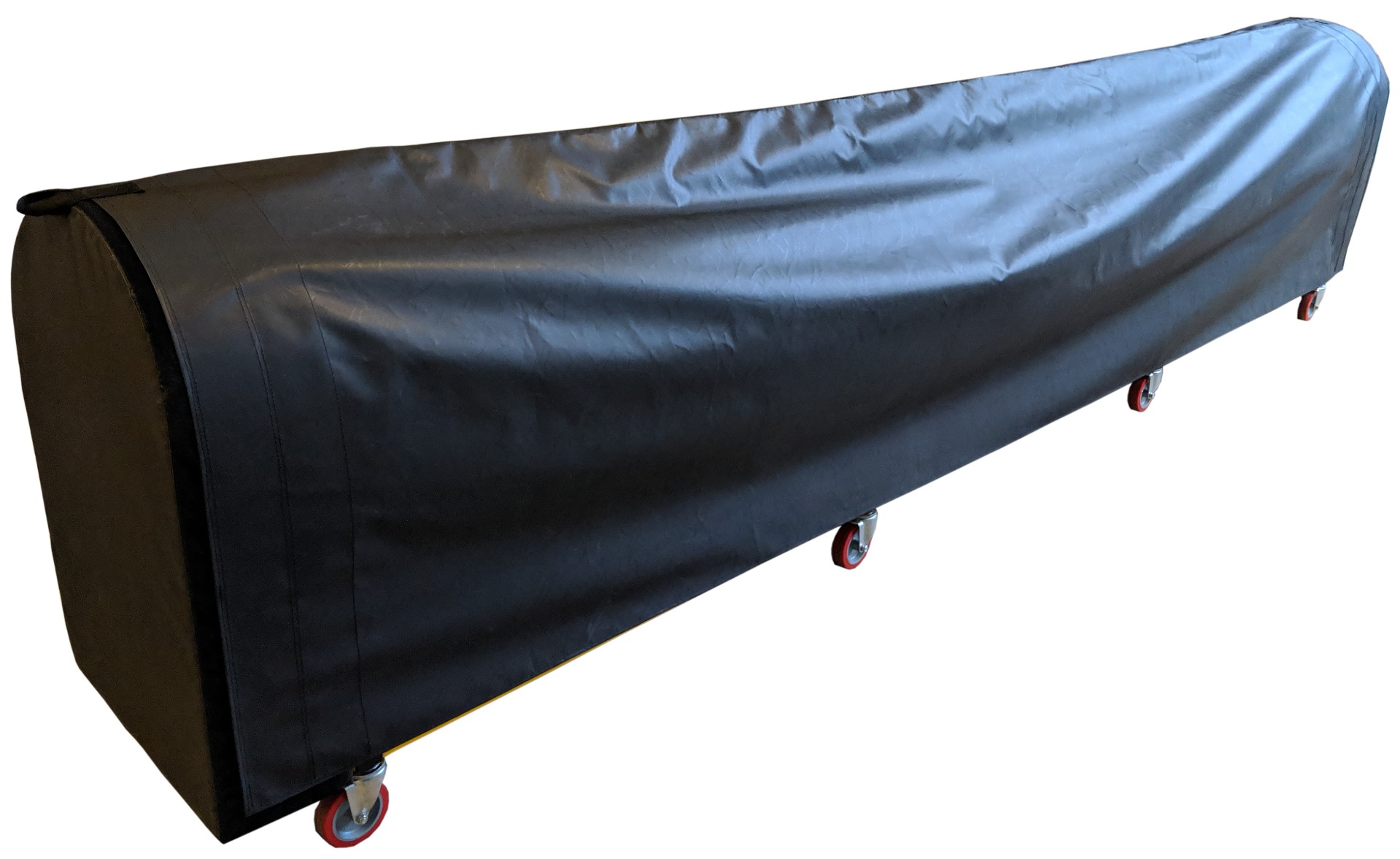 Cover for rhythmic carpet storage trolley