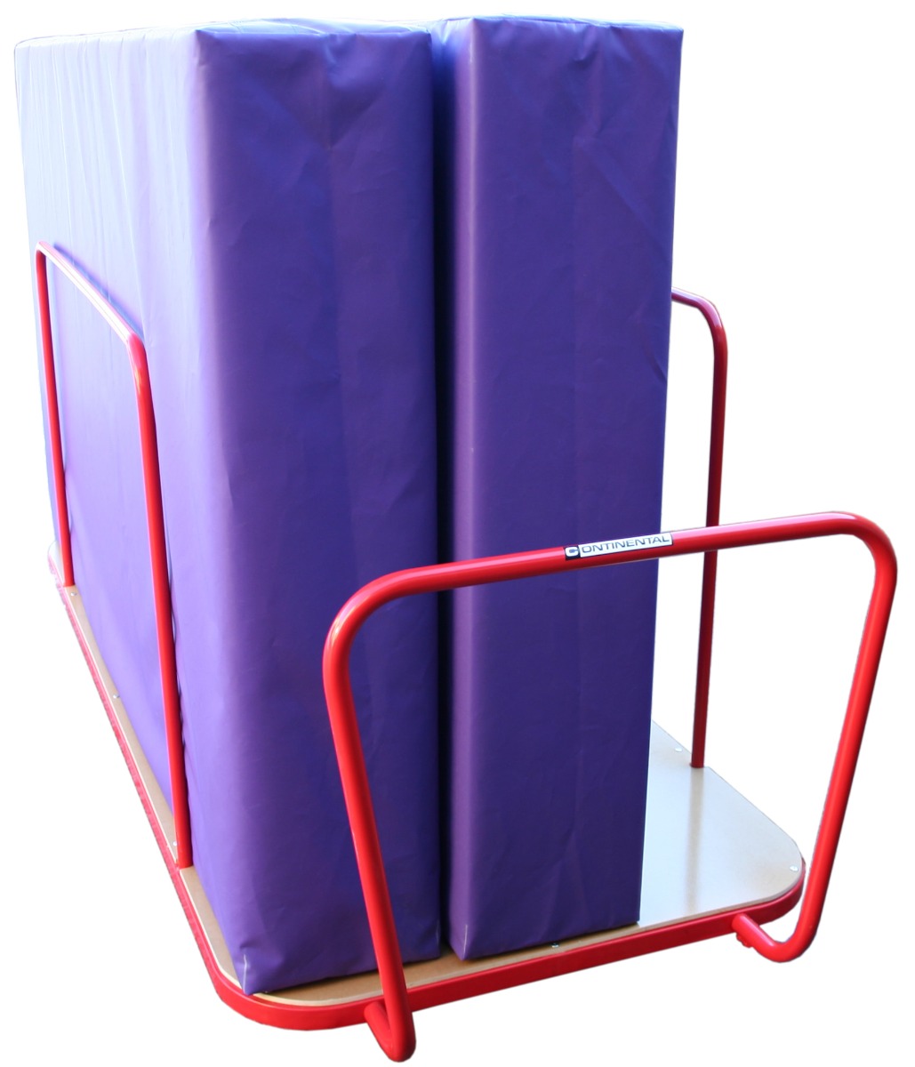 Safety mat / crash mat trolley