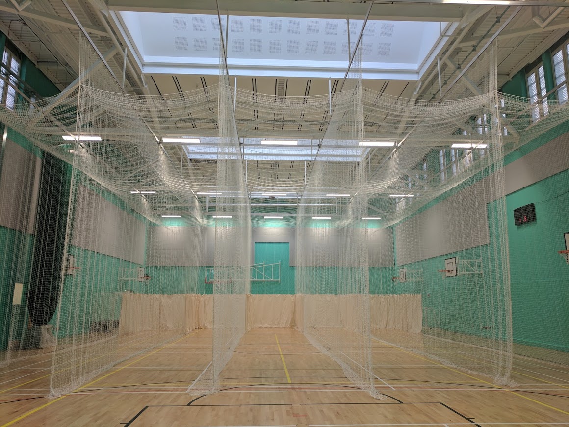 Bowlers end backstop cricket nets